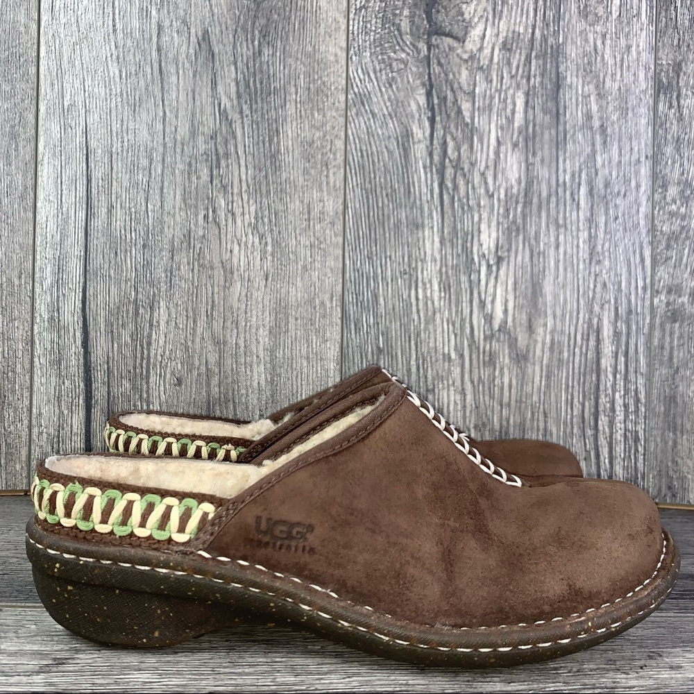 Ugg Australia Kohala Shearling Lined Slip On Clogs